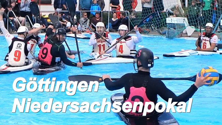 Niedersachsenpokal 2019, Kanupolo-Turnier in Göttingen, Herren-Finale, 2. Halbzeit.